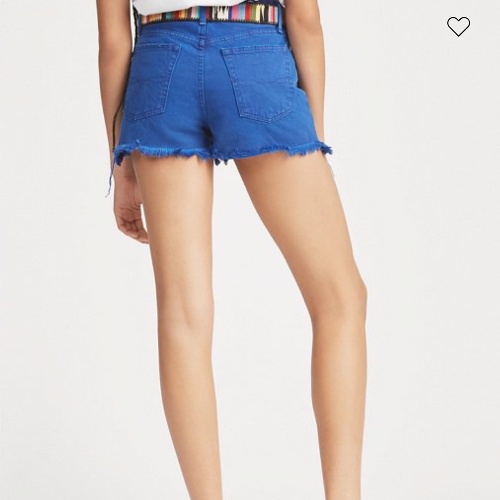 Polo Ralph Lauren Shawe High Rise Short Blue sz 25